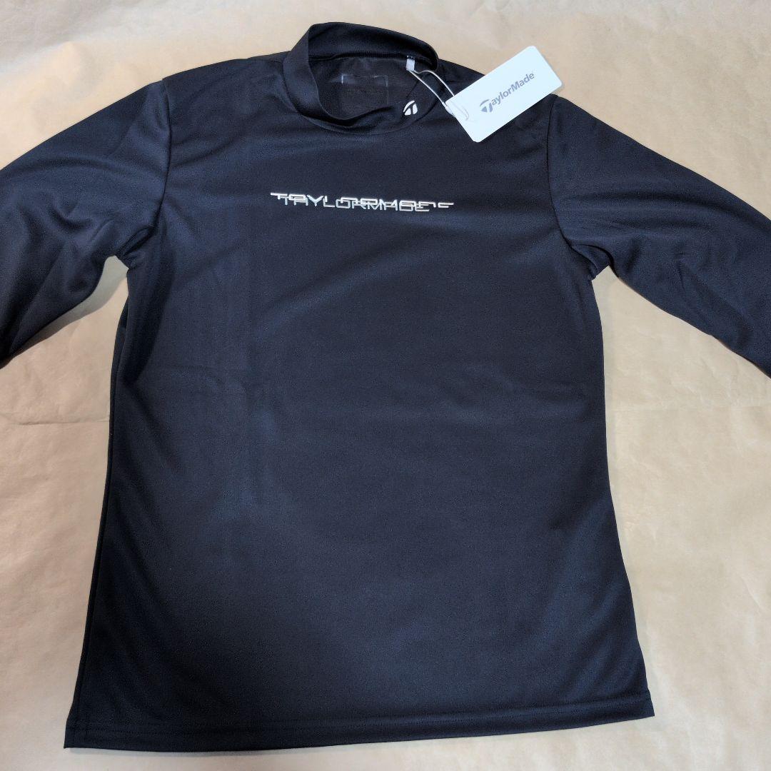 テーラーメイド:レディース:Lサイズ:モックネック長袖シャツ:ネイビー
