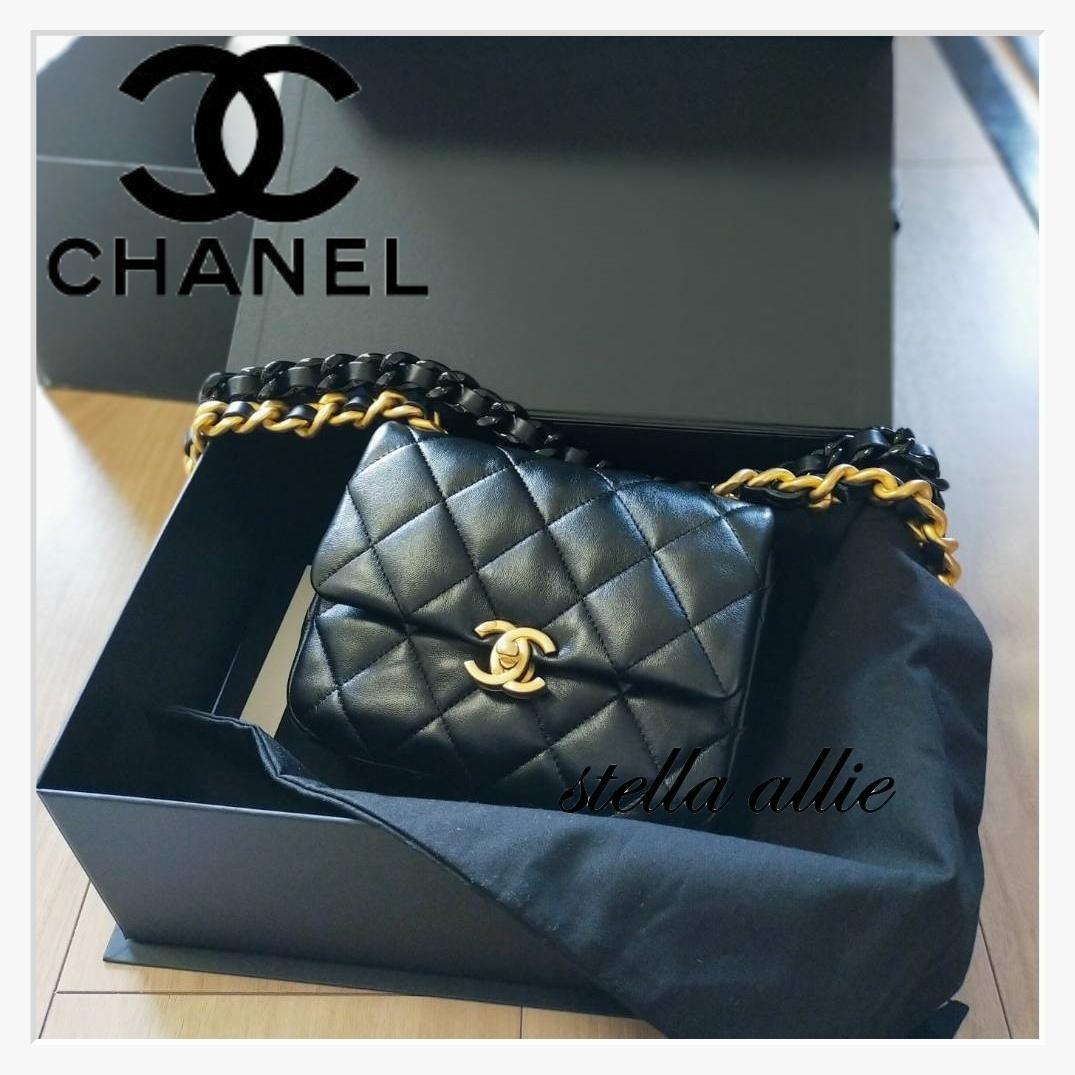 CHANEL】ミニ フラップ バッグ ラムスキン 黒 新品未使用 - メルカリ