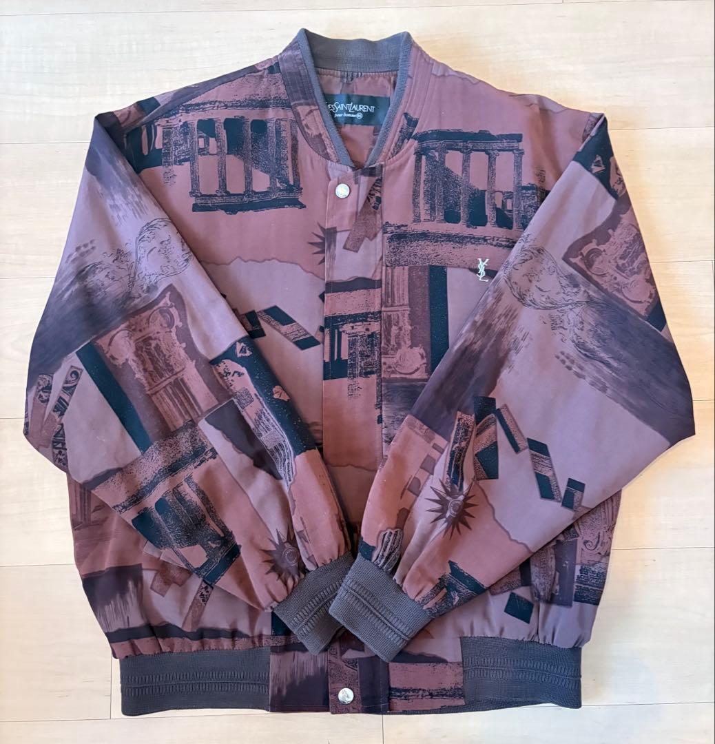 Yves Saint Laurent（イヴ・サンローラン）ブルゾン イヴ・サンローラン YVES SAINT LAURENT YSLロゴ スイングトップ