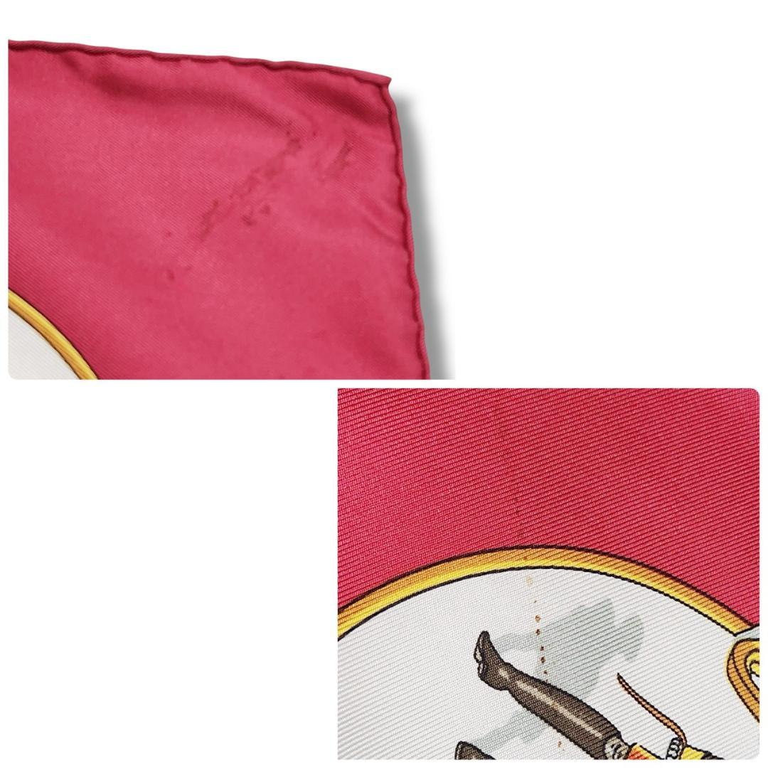 【良品 カレ90】エルメス 大判スカーフ《モスクワ大行進》馬車 兵隊 タグ付き