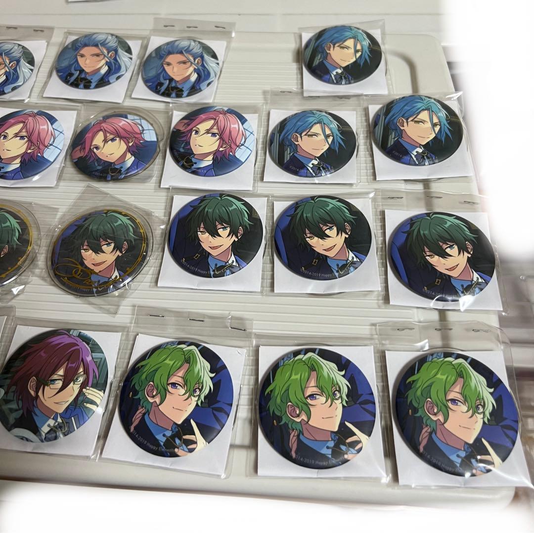 あんさんぶるスターズ！！ 5周年缶バッチ、三毛縞斑、巴日和、影片みか