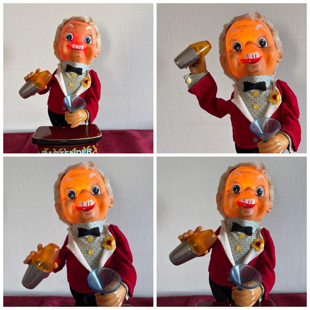 ⭐️野村トイ 電池式バーテンダー 動作品 /箱付