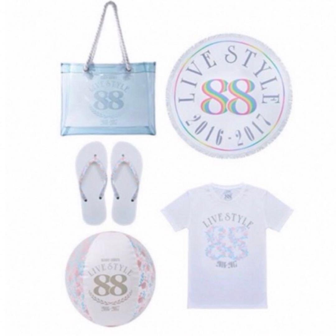 【新品未開封】安室奈美恵 88 ビーチセット ラウンドタオル フェイスタオル