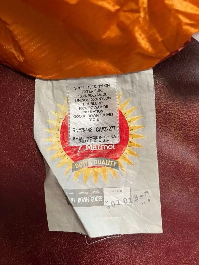 Marmot 厳冬期 高所用 寝袋 Col MemBrain -20F/-29C