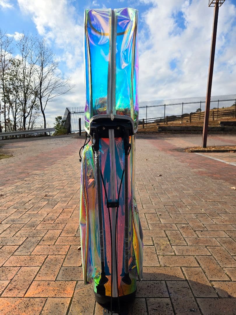 PGM スケルトンオーロラ スタンドキャディバッグ