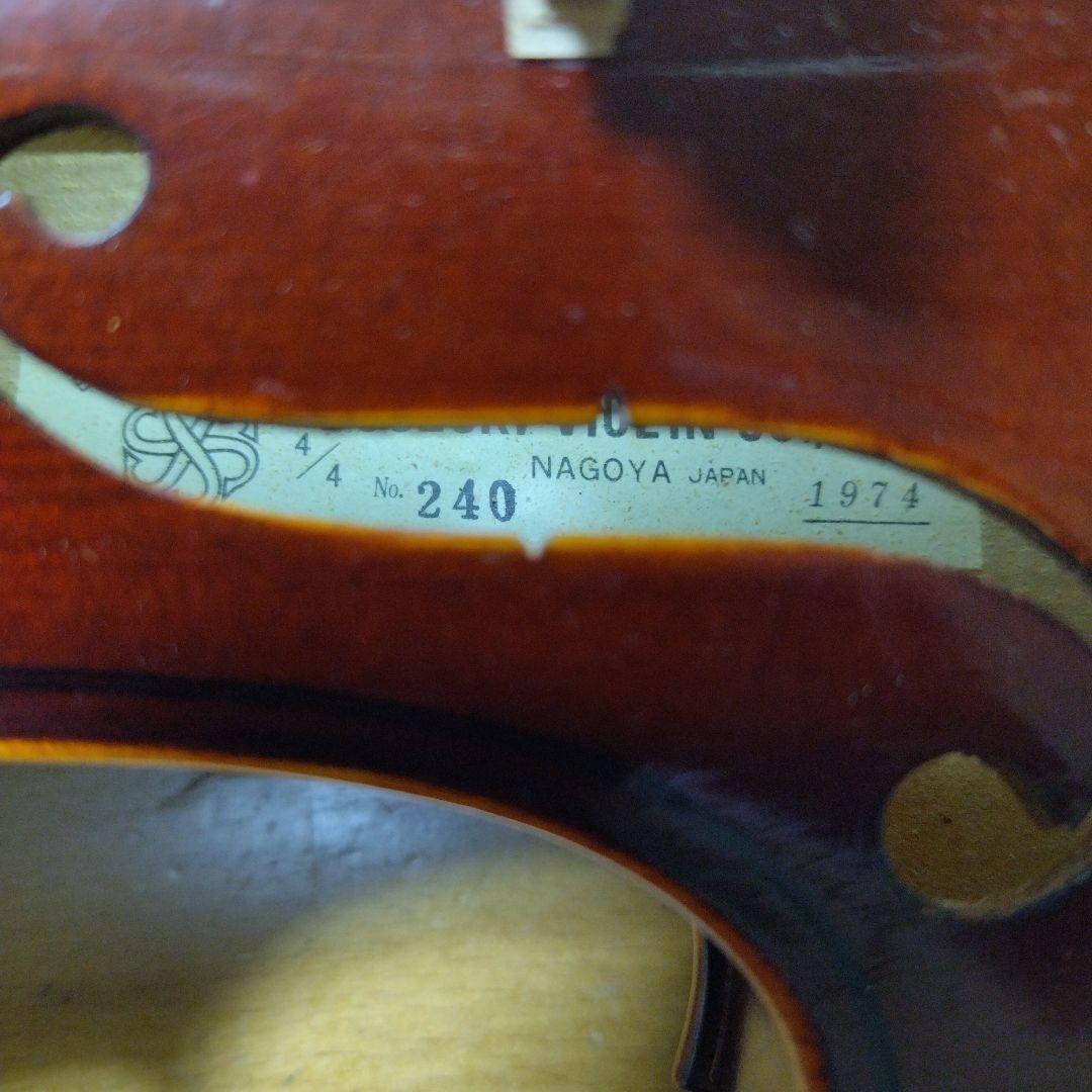 ♥大幅値下しました♥スズキバイオリン4/4♥品番240弓、ケ―ス、松脂