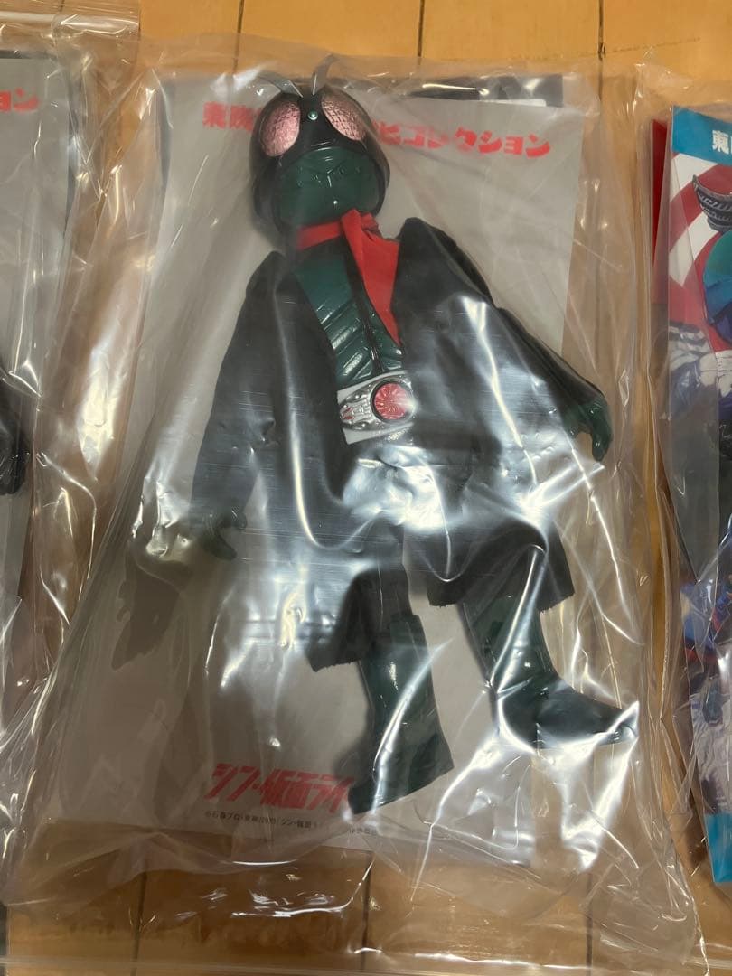 東映レトロソフビコレクション　仮面ライダー　5体セット