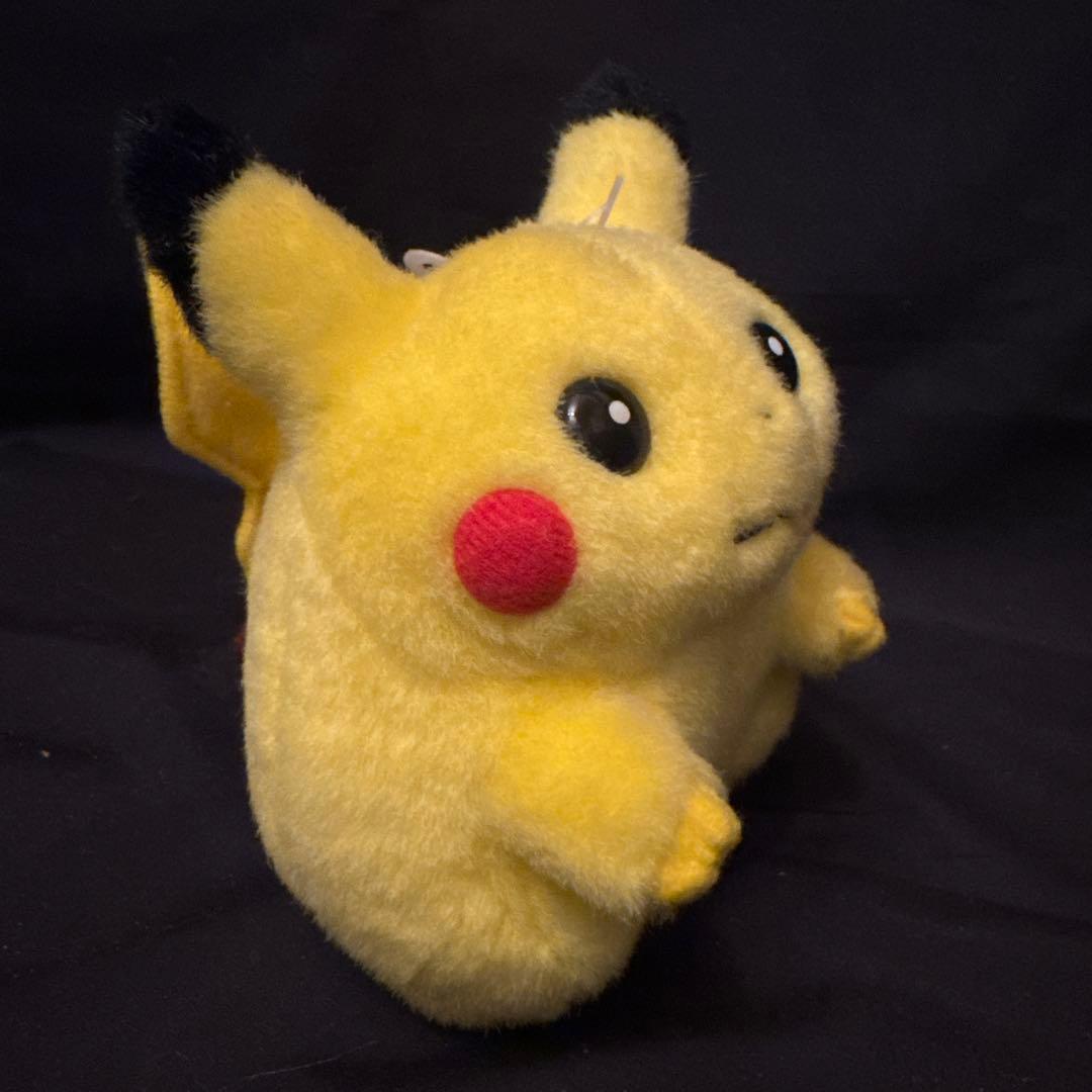 初期1998ピカチュウ ぬいぐるみ まんまる笛サウンド ミニサイズ 当時物