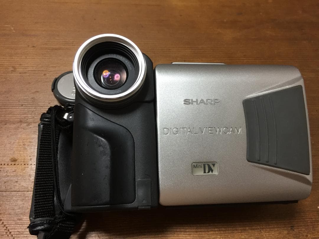 撮影再生ダビングOK　SHARP　VL-DC5　付属品あり　液晶大画面・綺麗