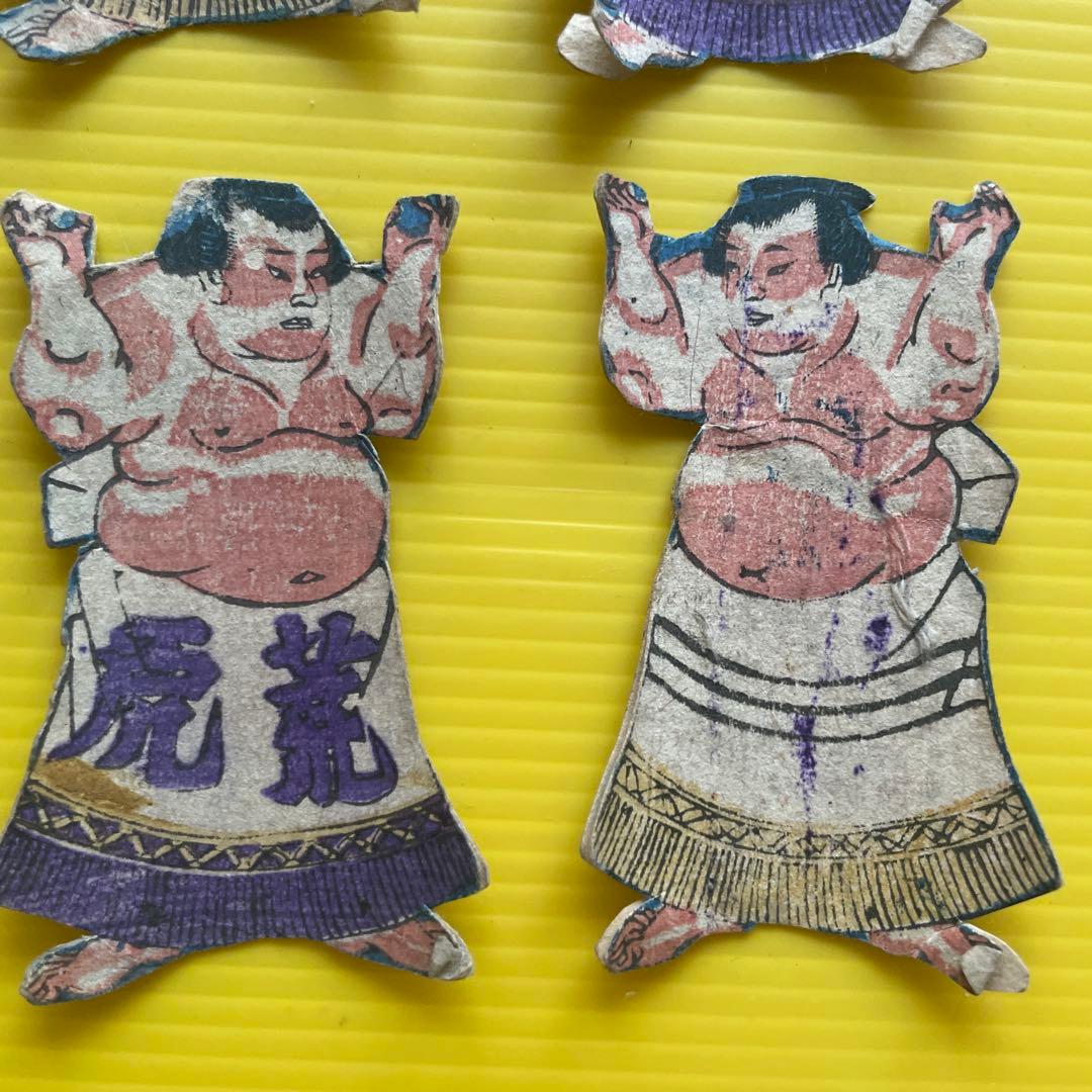 相撲 人型メンコ 面子 めんこ 6枚 - メルカリ