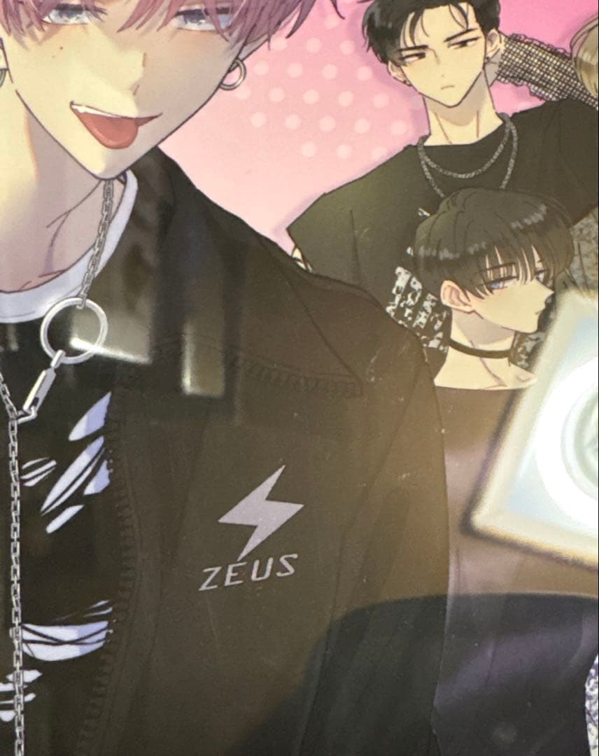 多聞くん今どっち！？ 額装高精細複製原画 B キャラファイングラフ 漫福ガチャ