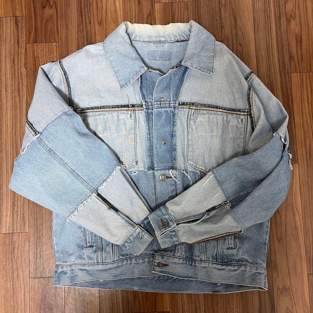 フリーダ vintageリバーシブルリメイクデニムジャケット - メルカリ