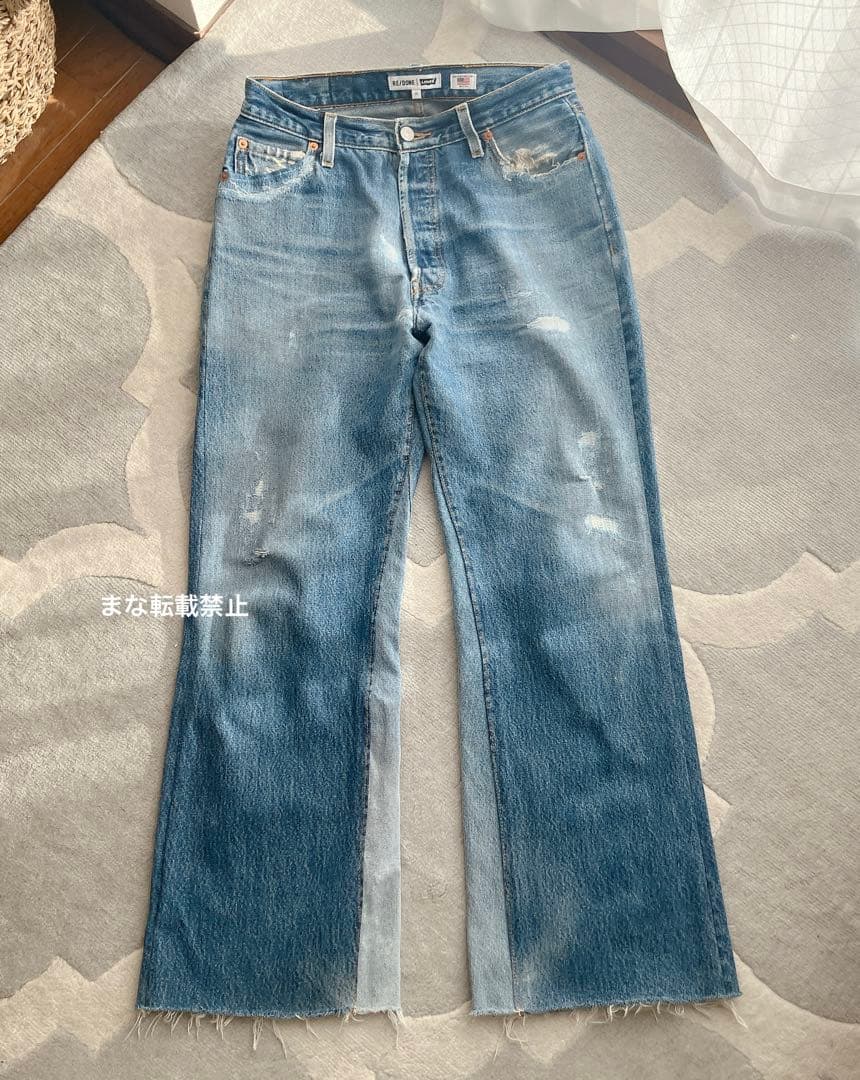 Plage 別注 RE/DONE HIGHRISE FLARE デニム