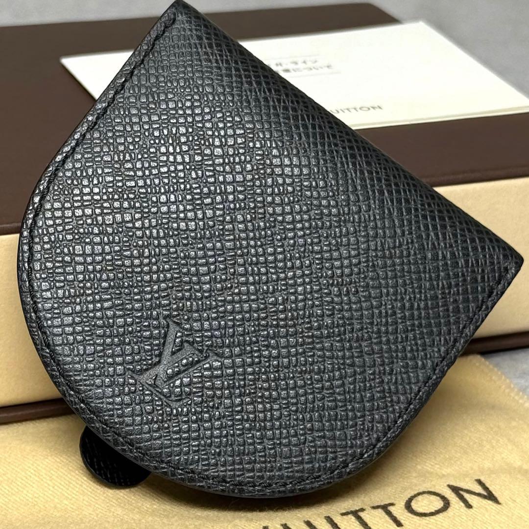 新品未使用 ルイヴィトン タイガ ポルトモネキュヴェット ケース 小銭入れ ルイヴィトンポルトモネキュベット 小銭入れ 14136 アルドワーズ（黒