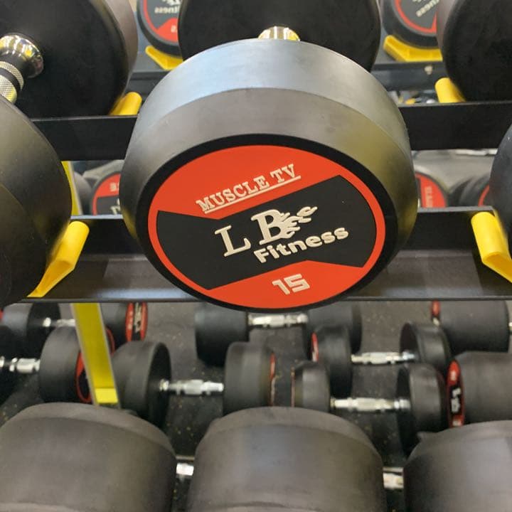 ラバーラウンドダンベル　37.5kg ２個