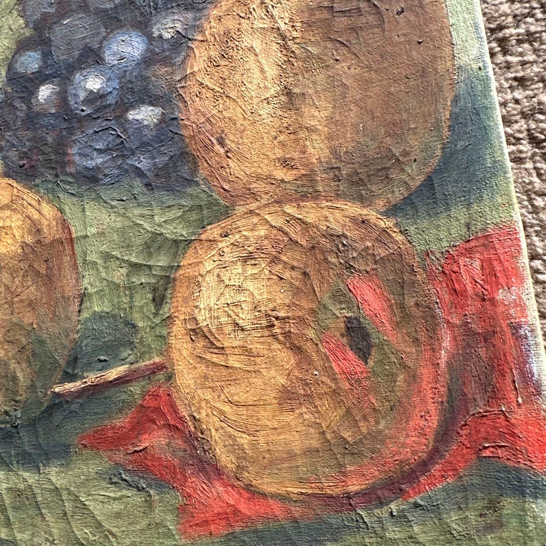 作者不明 1938年 F8号 古画 静物画 果物 - メルカリ