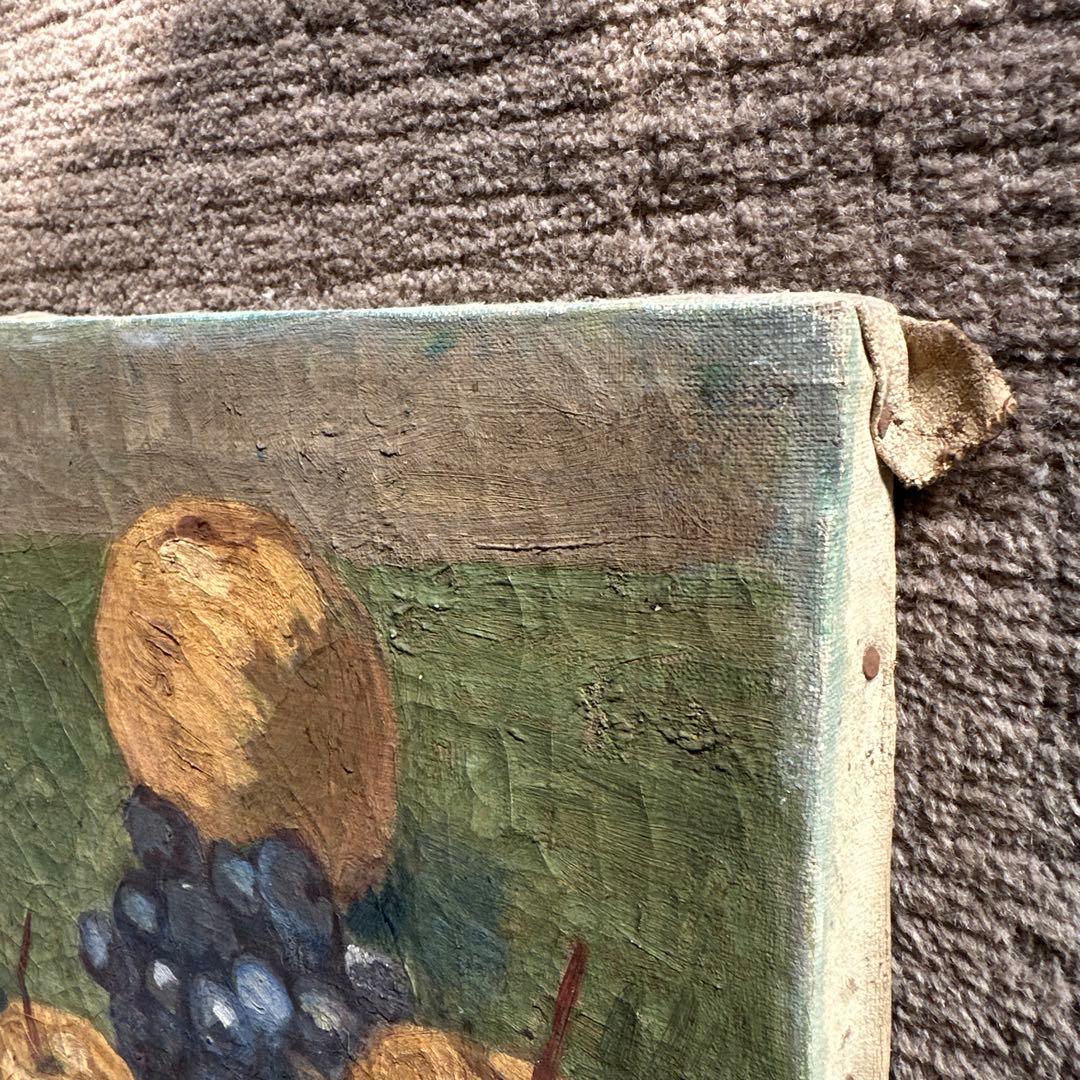 作者不明 1938年 F8号 古画 静物画 果物 - メルカリ