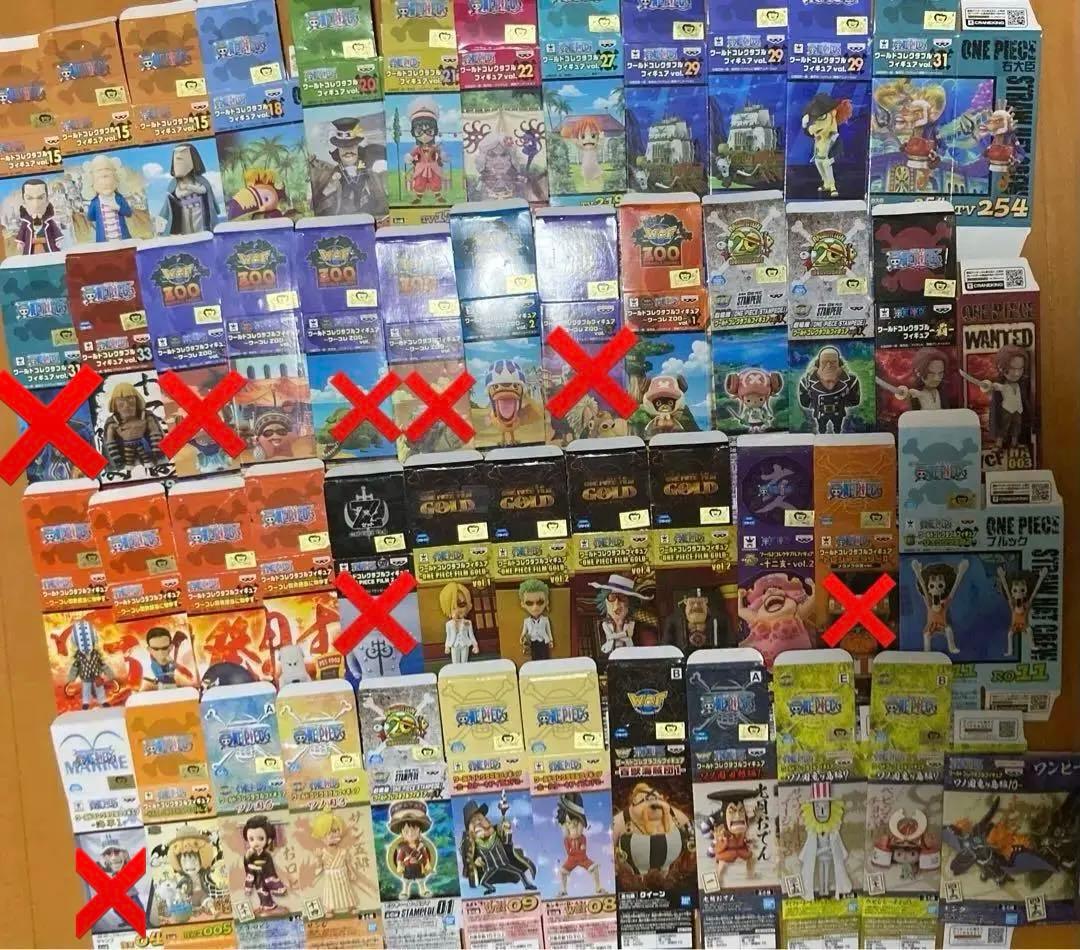 ワーコレ コレクタブル ONE PIECE ワンピース ジョジョ ドラゴンボール