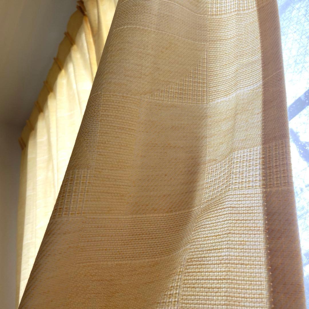 UNICO COGUON(UND1496YE) イエロードレープカーテン