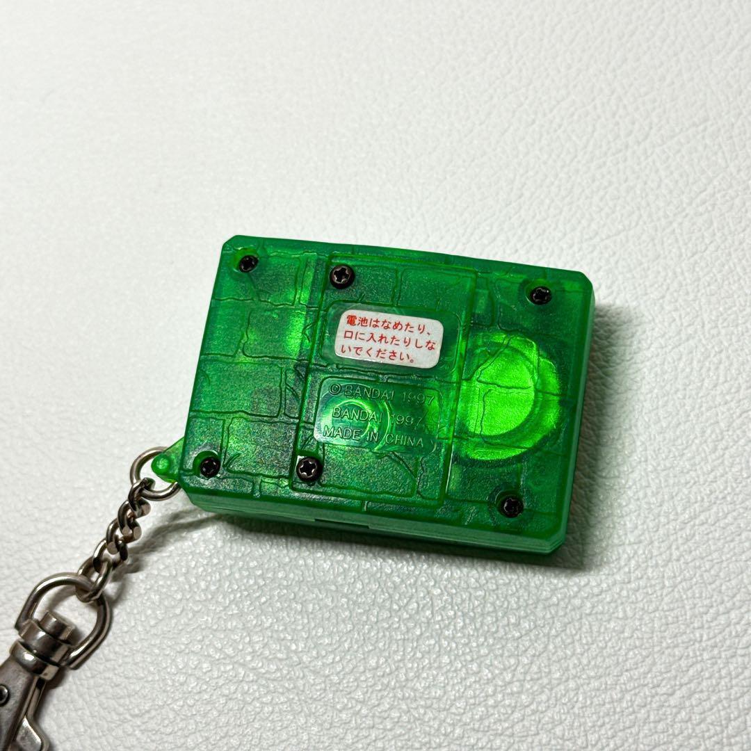 【美品 当時物】デジタルモンスター Ver.5 クリアグリーン 初代 デジモン