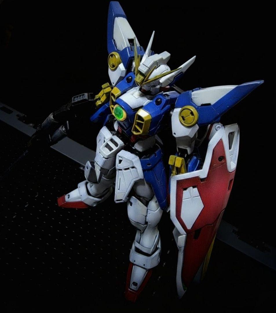 【全塗装】RG ウィングガンダムゼロ つや消し ガンプラ 完成品