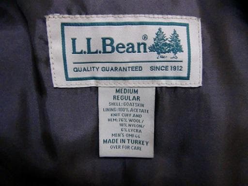 90S L.L.Bean ゴートスキン A-2 フライトジャケット