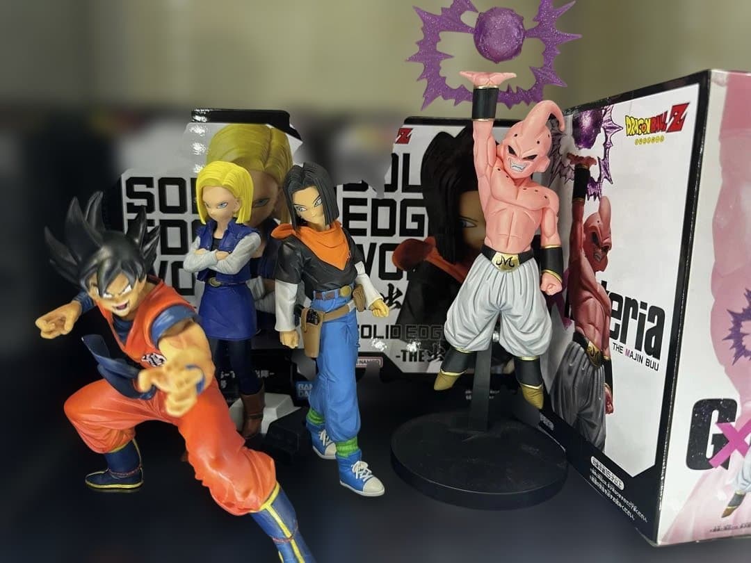 ドラゴンボール ベジット 孫悟空 人造人間17号 18号 魔人ブウ トランクス