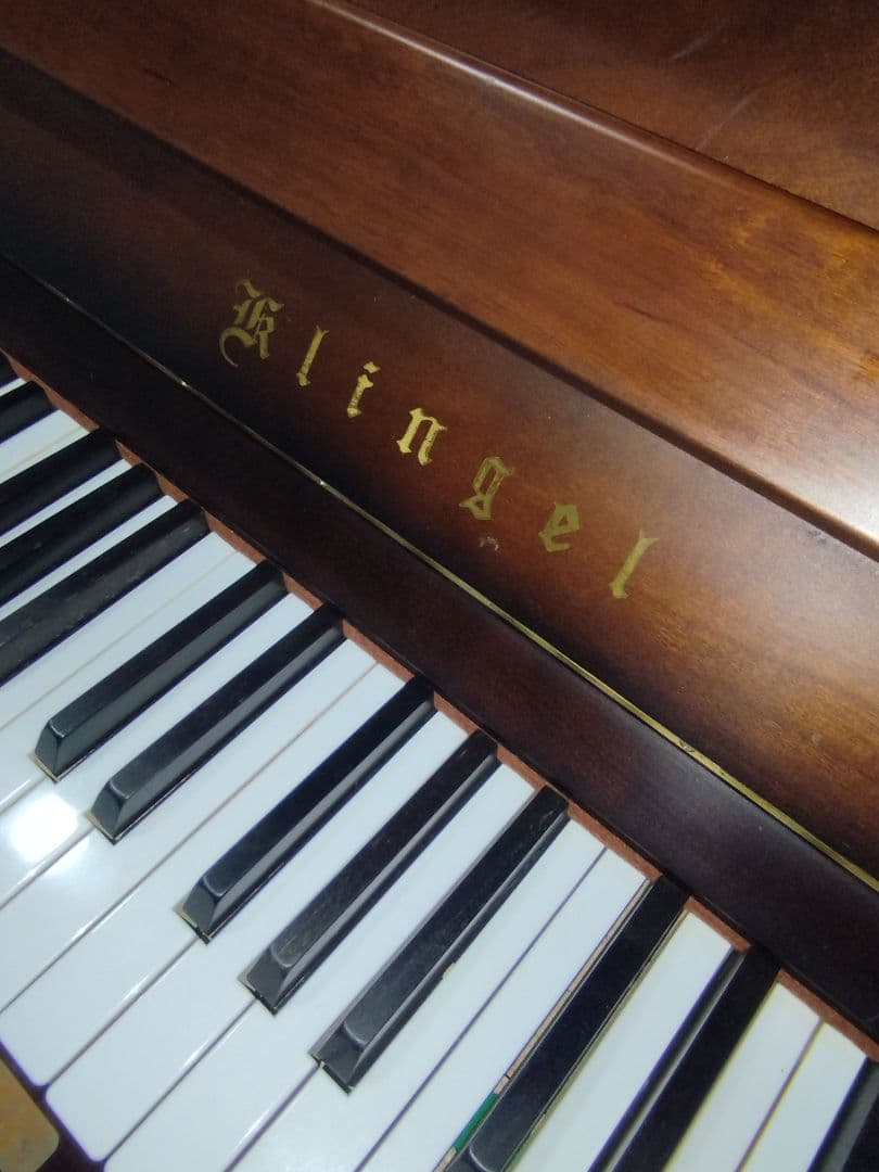 希少】Klingel ピアノ 黒檀 鍵盤