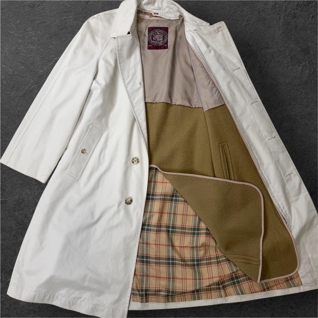 J.PRESS ジェイプレス　ステンカラーコート　ライナー付き　チェック柄　冬春 楽天市場】[SALE] J.PRESS ジェイプレス 千鳥チェック リバーシブル