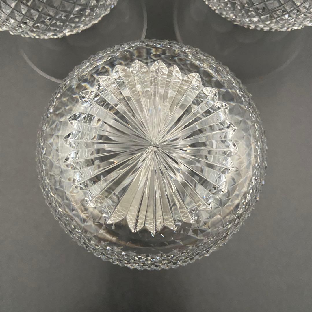 エジンバラ クリスタル アザミグラス 3客 ショットグラス ウィスキー