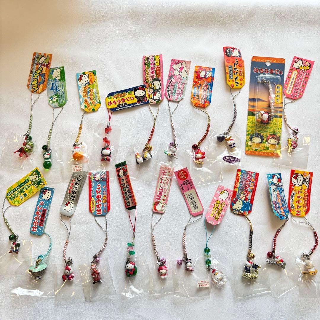 レア】ハローキティご当地ストラップ 根付け 21個セット - メルカリ