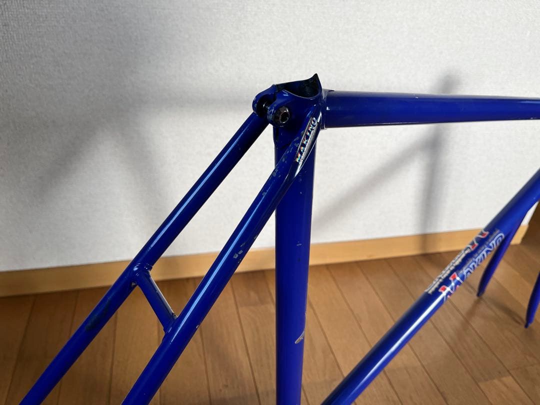MAKINO ピスト・シングルスピードフレーム 青 ペコなし - メルカリ