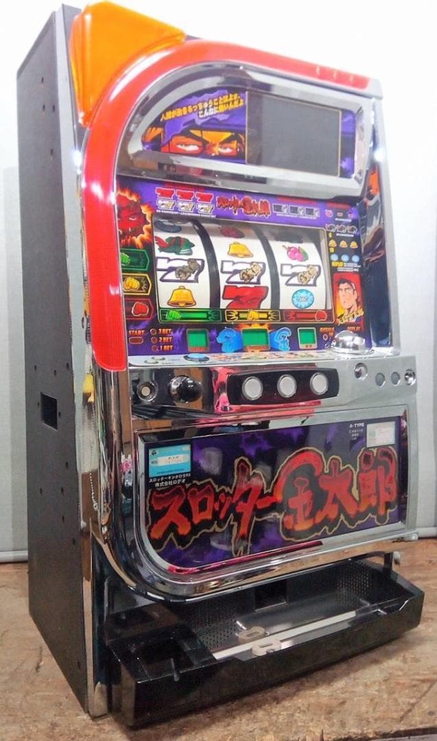 【パチスロ実機】ロデオ★スロッター金太郎RX【フルオートプレイ付不要機付】