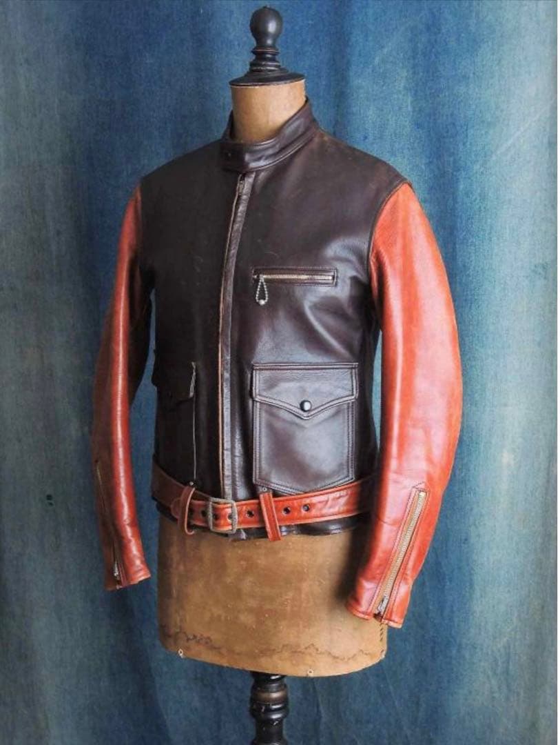 ジョーマッコイズのホースハイドシングルライダース ホースハイド シングル ライダースジャケット FN-LJ-HS005 | THE FLAT HEAD