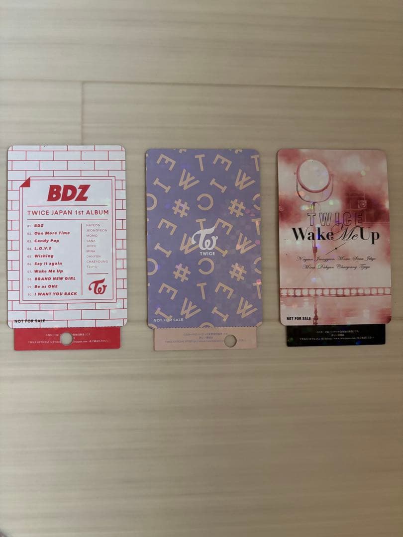 TWICE タレントカード 3枚セット ハイタッチ券 - メルカリ