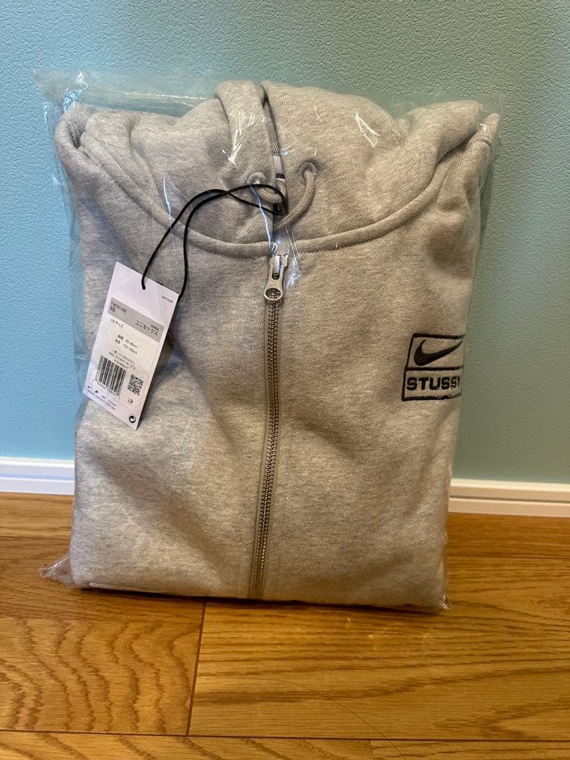 人気ファッション - Nike x Stussy グレー ジップアップパーカー