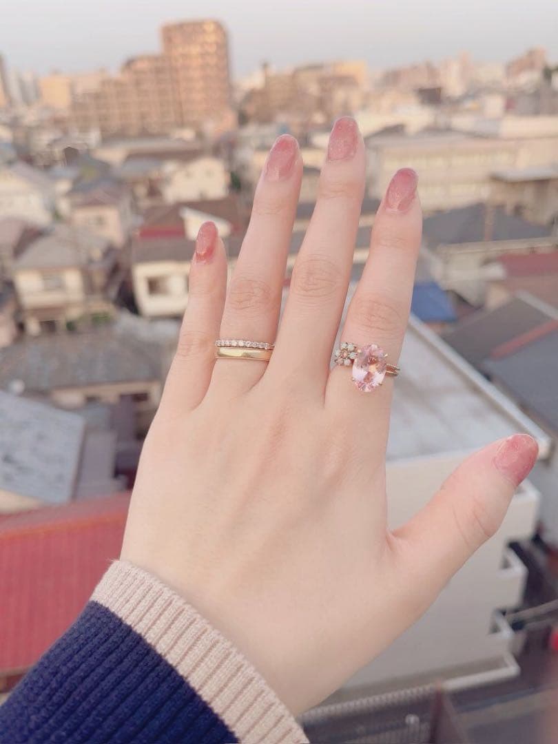 ハーフエタニティリング k18 0.3ct ダイヤモンド