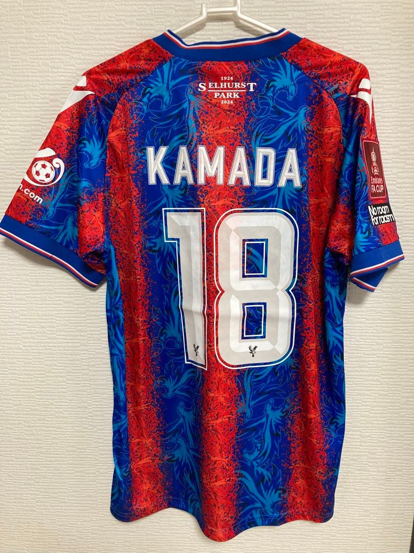 2025 FAカップファイナル クリスタル・パレス 鎌田大地 ユニフォーム（H） 2025 FAカップファイナル クリスタル・パレス 鎌田大地 ユニフォーム