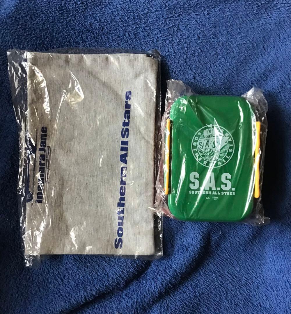 新品★サザンオールスターズ Tシャツ1988＋ランチBOX＋稲村巾着 当時物