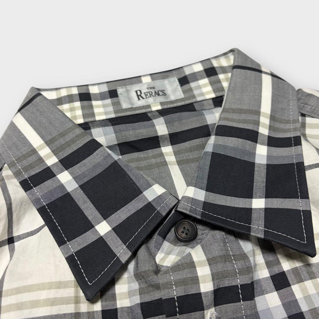 THE RERACS チェック ドレスシャツ 46 - メルカリ