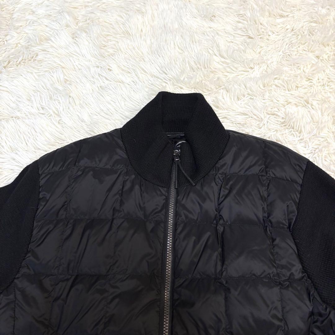 美品】TAION PAZZO ハイネック ニットスリーブダウンジャケット L