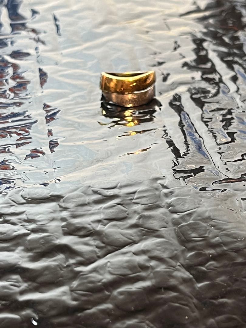 18Kコンビリング　刻印あり 楽天市場】＼プラチナ k18 コンビリング／ (1本売り)5号−27号 男女