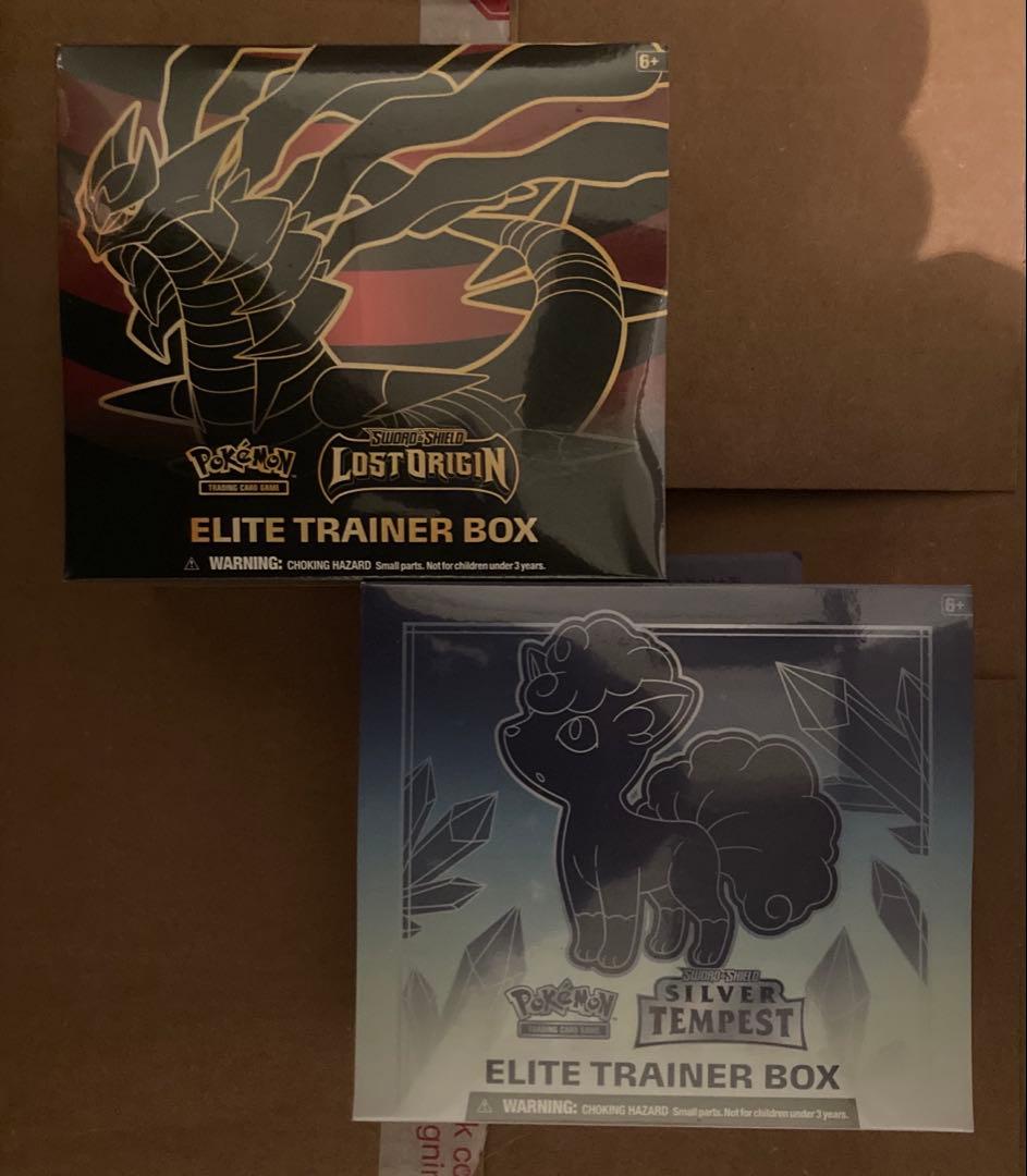 エリートトレーナーボックス　シルバーテンペスト　ロストオリジン　未開封　2box エリートトレーナーボックス シルバーテンペスト ロストオリジン 未