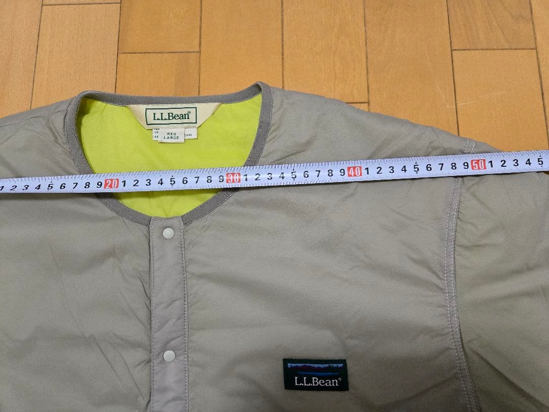 【tak❗】L.L.Bean ハリントンクルーネック中綿ジャケット （L）
