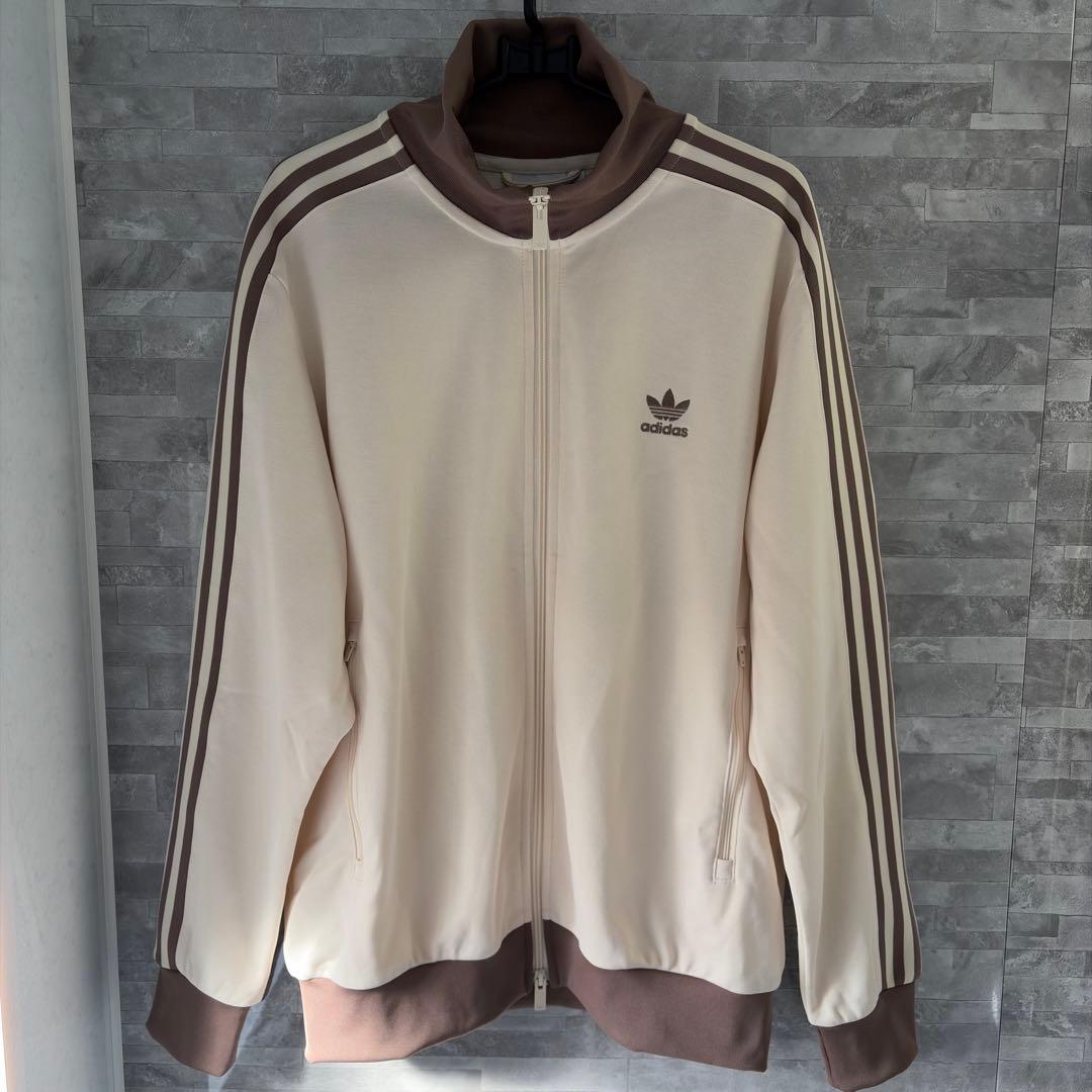 アディダス トラックジャケット ベージュ モカブラウン 希少 2XL