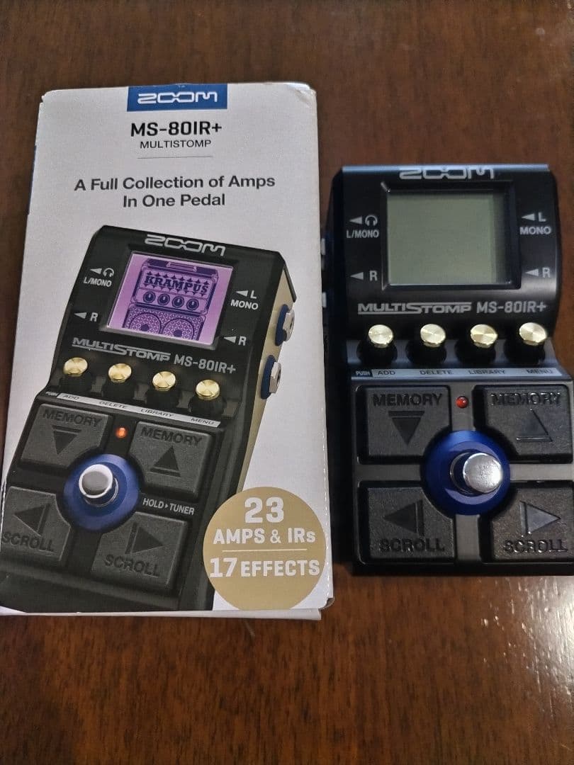 ギター ZOOM MULTISTOMP MS-80IR+