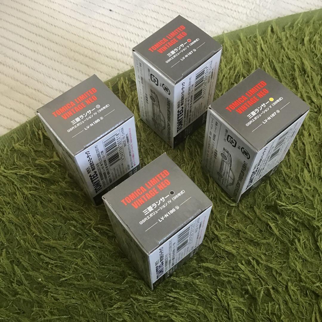 TOMICA LIMITED VINTAGE NEO三菱ランサー ターボ4セット
