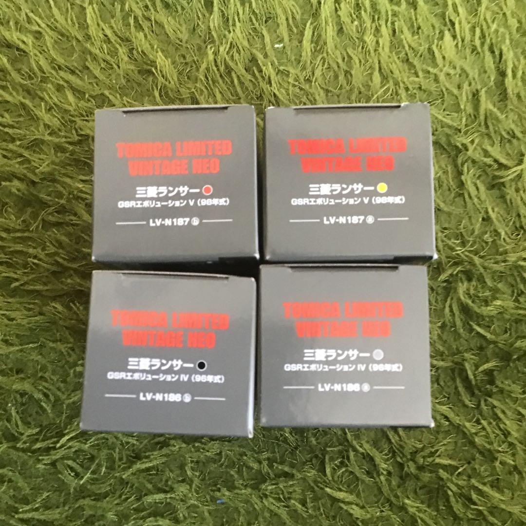 TOMICA LIMITED VINTAGE NEO三菱ランサー ターボ4セット