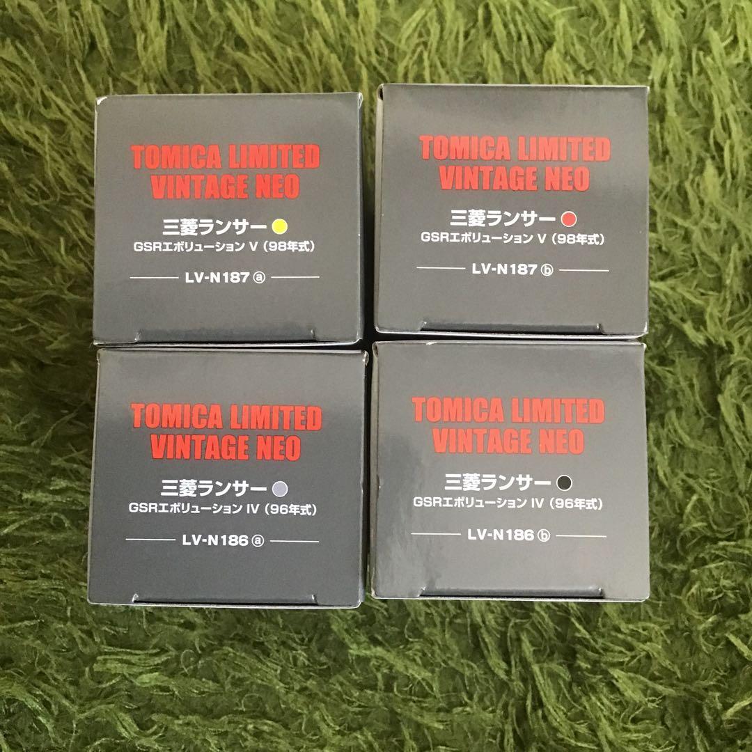 TOMICA LIMITED VINTAGE NEO三菱ランサー ターボ4セット