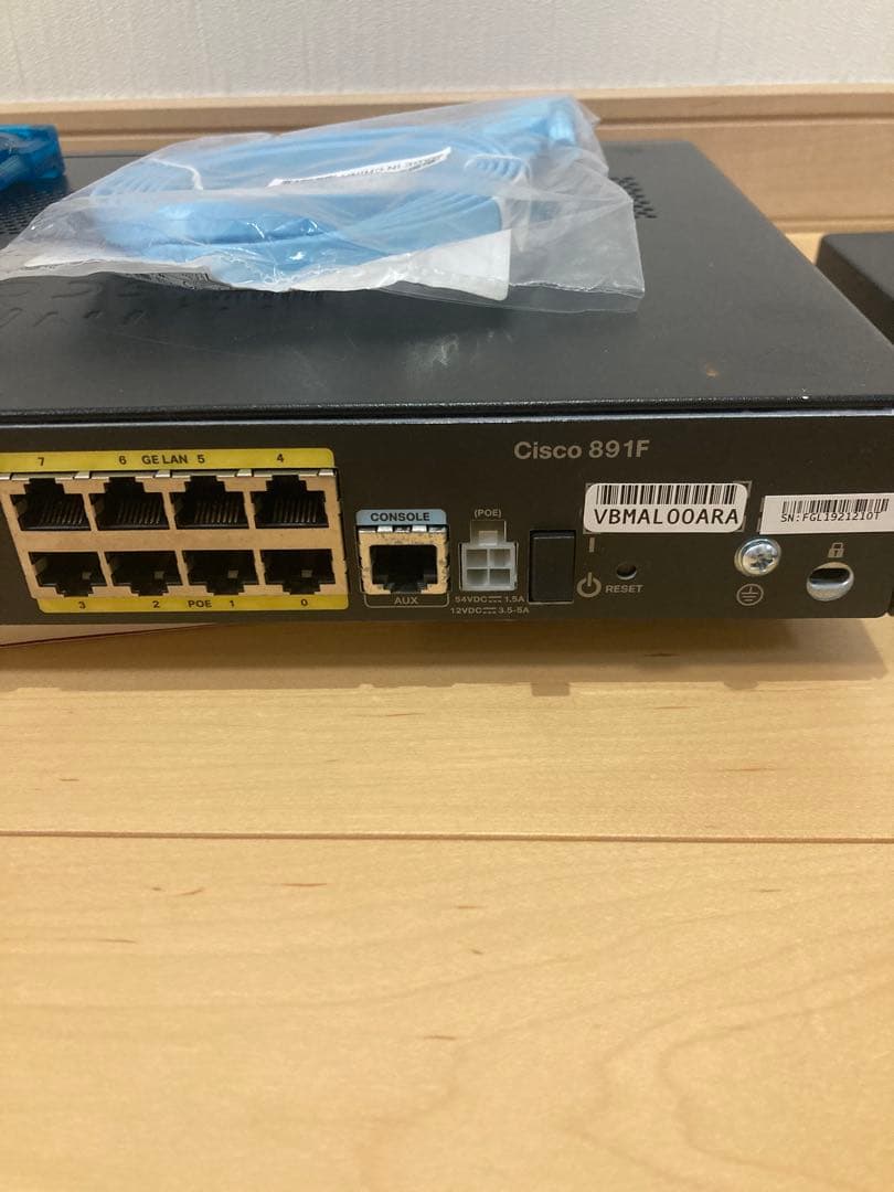 CCNA、CCNP】1台Cisco891FJ 最新 IOS15.9 - メルカリ